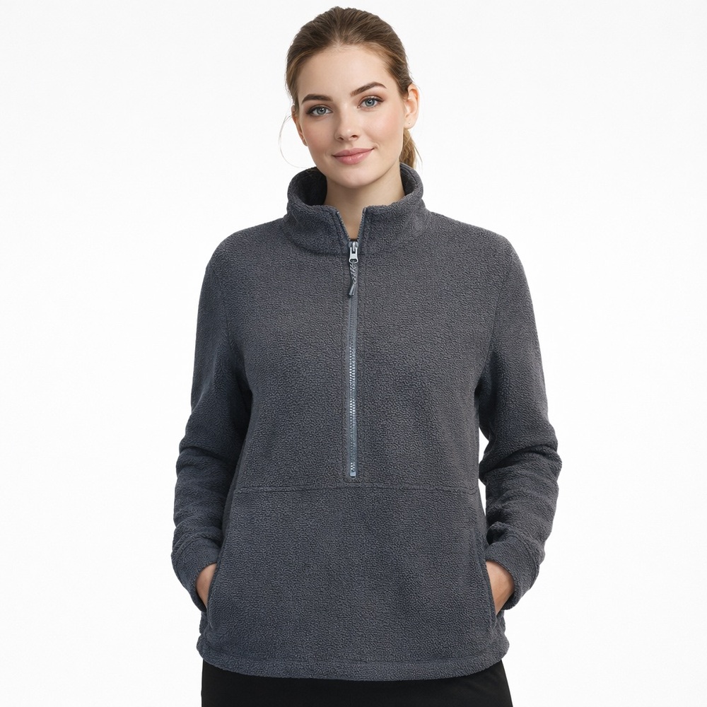 Marika 1/4 Zip Sweater Sweatshirt Lightweight Transitional Medium